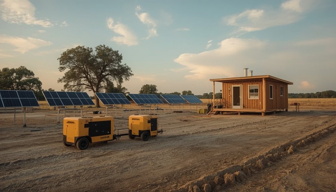 Baustellenstrom ohne Netz: mobile Solarlösungen