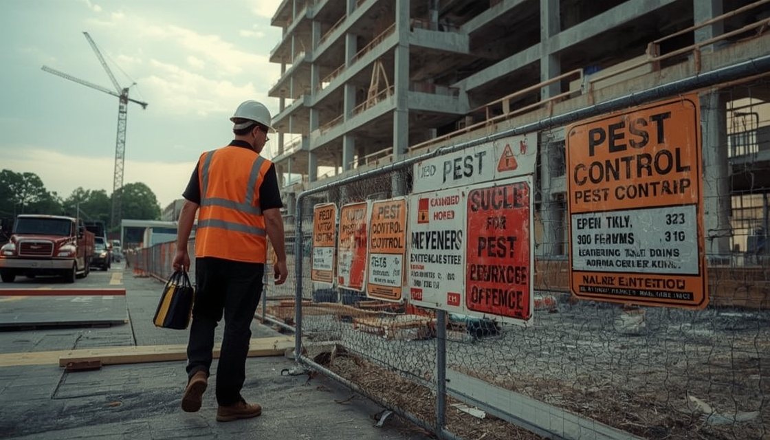 Schädlingsbefall auf Baustellen: Pflichten des Bauleiters